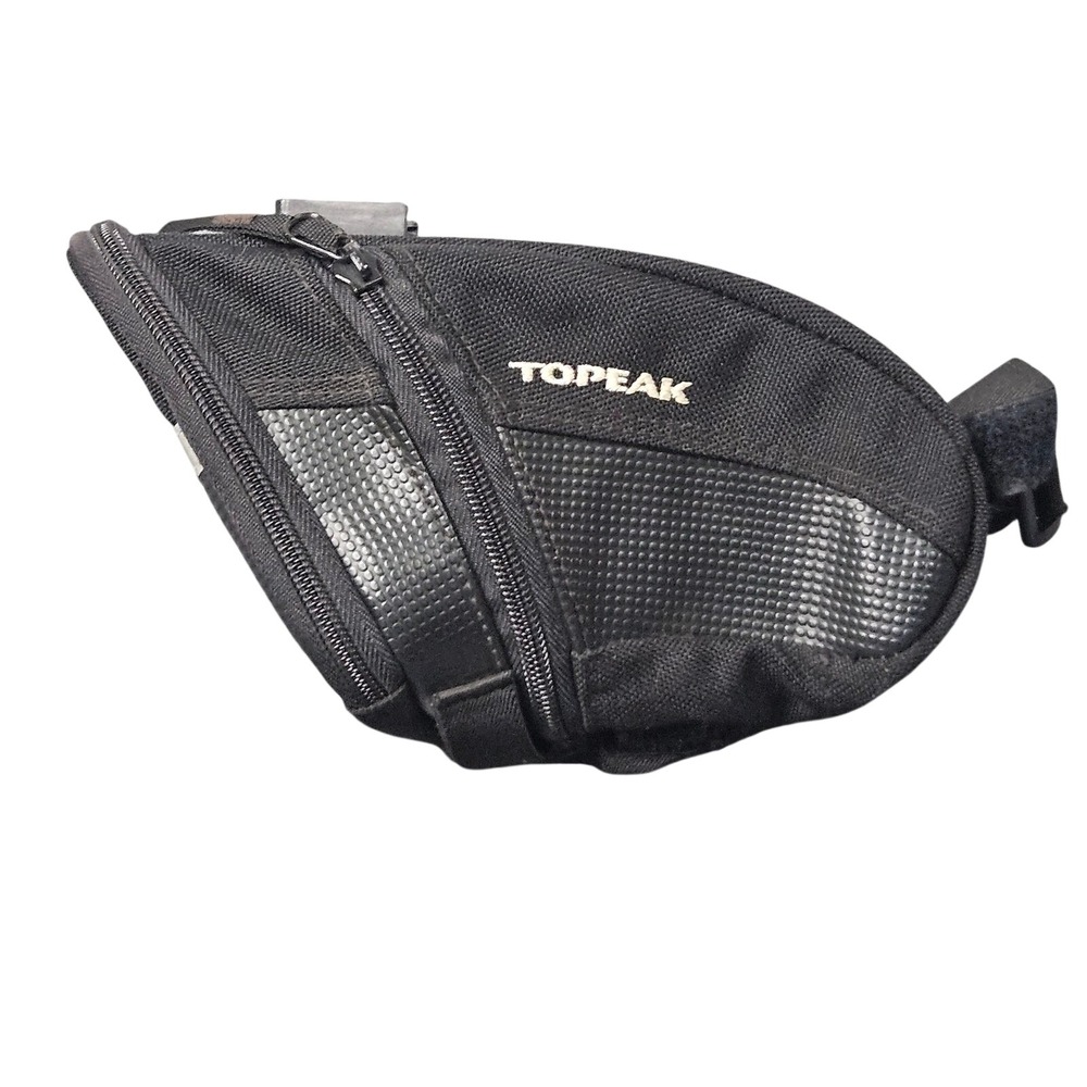Topeak Aero Wedge Pack Bicycle Saddle Bag Black QuickClick Medium Cycling Bag